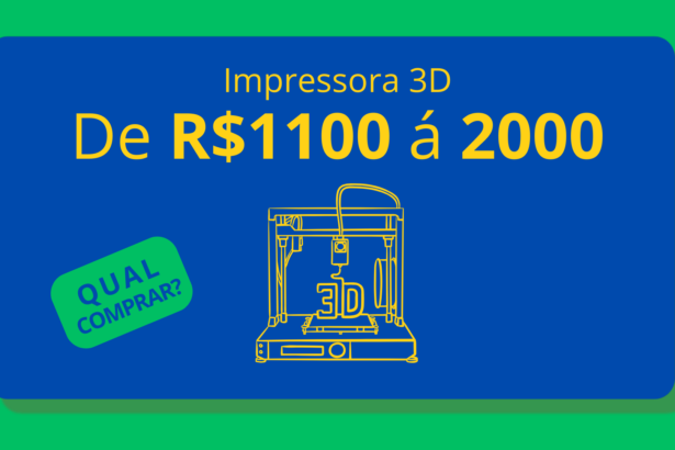 impressora 3d até R$1100 a 2000