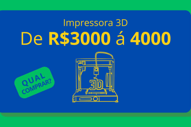 impressora 3d de R$3000 até 4000