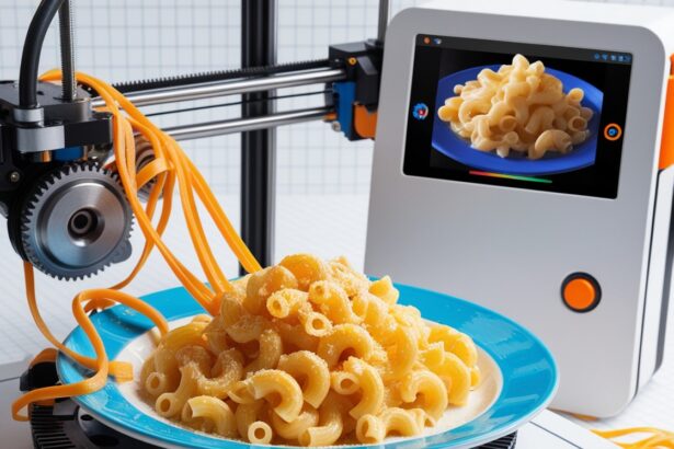 impressao 3d macarrao