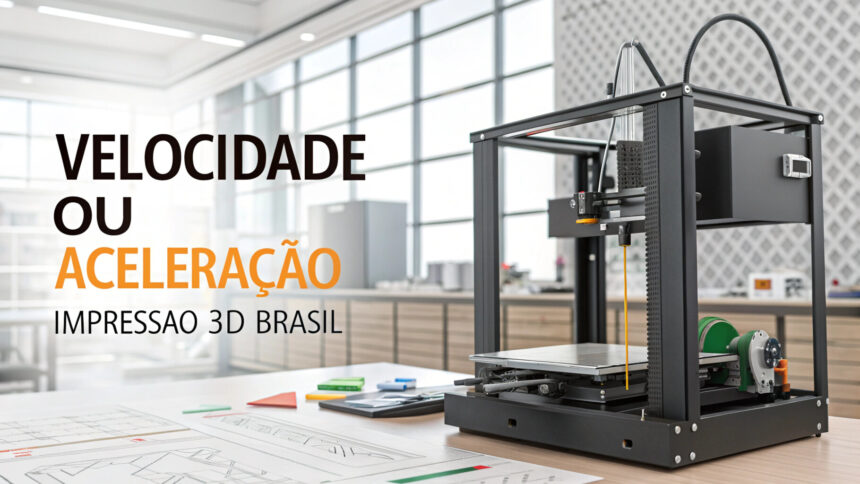 velocidade ou aceleracao impressora 3d